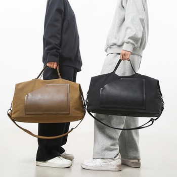 Platnena putna torba - Unisex, 20-35L, prozračna i otporna na habanje, podstava od poliestera, unisex stil