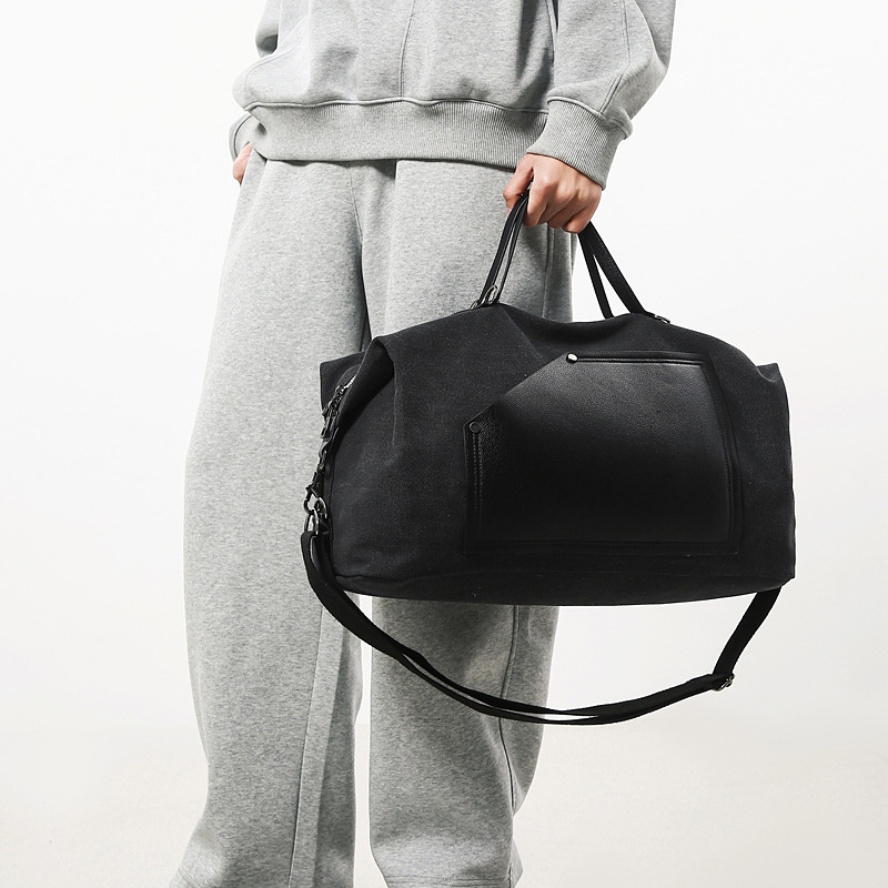 Platnena putna torba - Unisex, 20-35L, prozračna i otporna na habanje, podstava od poliestera, unisex stil