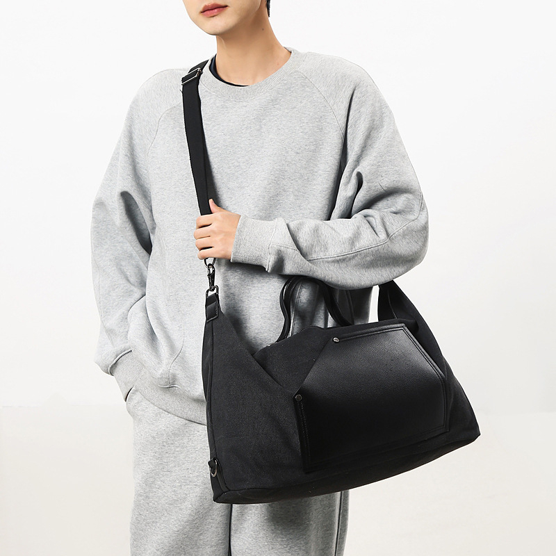 Platnena putna torba - Unisex, 20-35L, prozračna i otporna na habanje, podstava od poliestera, unisex stil