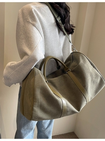 Τσάντα ταξιδιού, χωρητικότητα 20–35 L, καμβάς, διαχωρισμός στεγνά/υγρά, εσωτερικές θήκες με φερμουάρ και θήκη τηλεφώνου, κλείσιμο με φερμουάρ