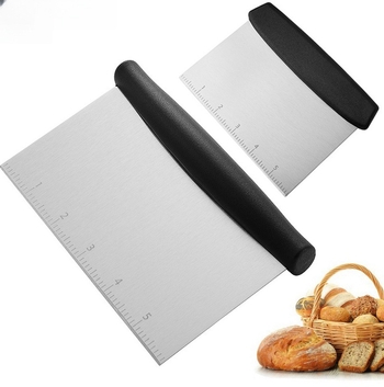 Tešlos pjaustytuvas iš nerūdijančio plieno su skraperiu — Nothing prekės ženklas, be importo