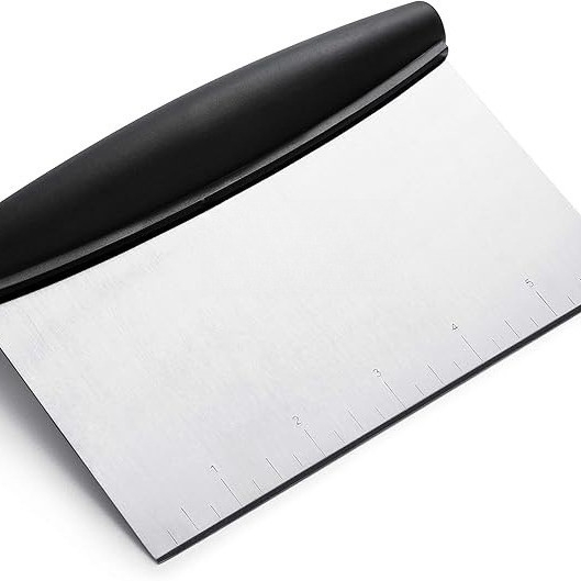 Tešlos pjaustytuvas iš nerūdijančio plieno su skraperiu — Nothing prekės ženklas, be importo