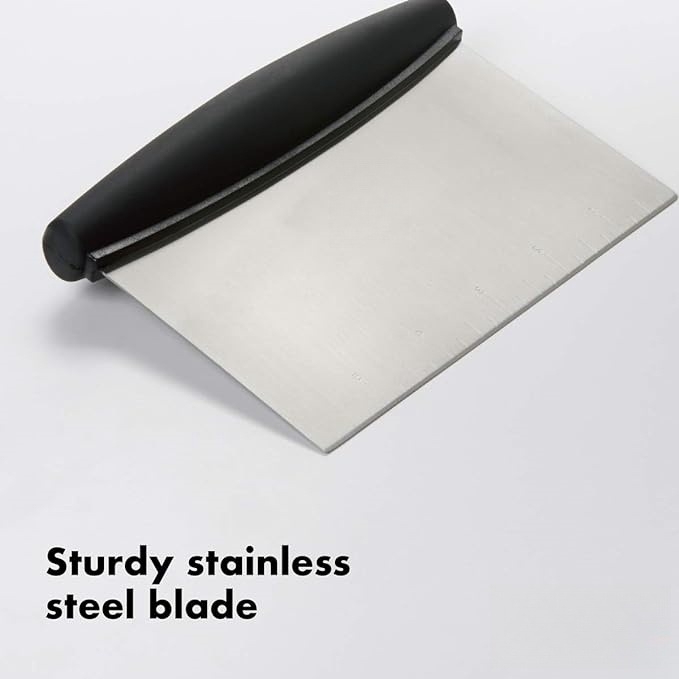 Tešlos pjaustytuvas iš nerūdijančio plieno su skraperiu — Nothing prekės ženklas, be importo