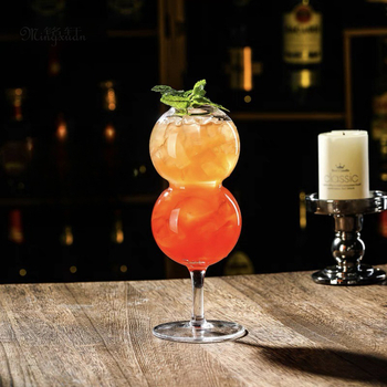 Ποτήρι κοκτέιλ — γυαλί, σύγχρονο απλό στυλ, δική μας μάρκα, εκτυπωμένο λογότυπο OK, κυκλοφόρησε το καλοκαίρι του 2021