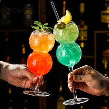 Ποτήρι κοκτέιλ — γυαλί, σύγχρονο απλό στυλ, δική μας μάρκα, εκτυπωμένο λογότυπο OK, κυκλοφόρησε το καλοκαίρι του 2021