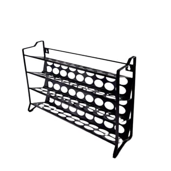 Keturių lygių sieninis prieskonių stovas su išpjovų dizainu, skirtas virtuvės spintai, talpina 28 prieskonių buteliukus, plieninė viela, pasukamas, šiuolaikiškas minimalistinis stilius