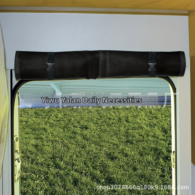 Завеса за прозорец на каравана — полиестер, частично засенчване 40–70%, модерен минимализъм, монтаж не се предлага