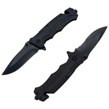 Πτυσσόμενο μαχαίρι κατασκήνωσης με άκρο θραύσης γυαλιού και δυνατότητα κοπής σχοινιού – 40CR13 ατσάλι, μήκος λεπίδας 8,3 cm, Yunxiang