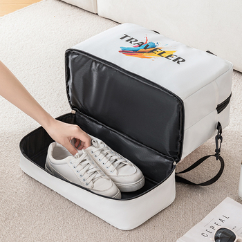 Τσαντα ώμου για ταξίδια με αδιάβροτες ιδιότητες και διαχωρισμό στεγνών-βρεγμένων, υλικό 600D, unisex, για ταξίδια αναψυχής.