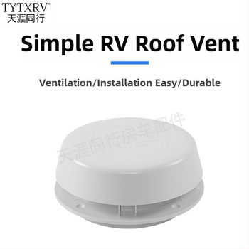 Ventilový kryt na strechu RV s hubovou hlavou; kompatibilný s RV a karavanom; bez prispôsobovania spracovania