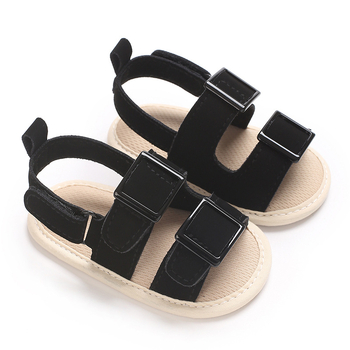 Παιδικά σανδάλια αγοριών 12–36 μηνών, με κλείσιμο Velcro, PU επάνω, καλοκαίρι, casual στυλ