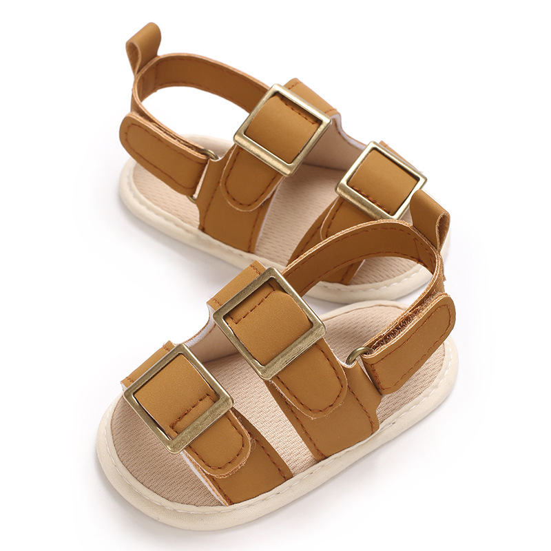 Sandale za dječake 12–36 mjeseci, s Velcro kopčama, PU gornji dio, ljeto, casual stil