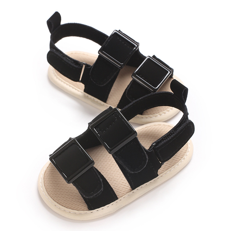 Sandale za dječake 12–36 mjeseci, s Velcro kopčama, PU gornji dio, ljeto, casual stil