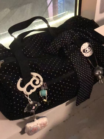 Drobės kelioninė rankinė laisvalaikio kelionėms,Horizontaliai kvadratinė forma, užtrauktukas, paslėpta užtrauktuko kišenė, poliesterio pamušalas