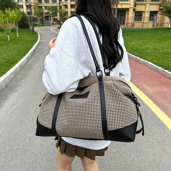 Чанта за пътуване с капацитет 20-35 л, плат, дишаща, полиестерна подплата, урбан стил