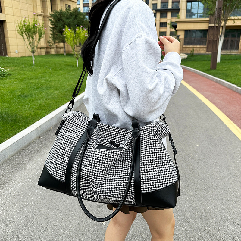 Чанта за пътуване с капацитет 20-35 л, плат, дишаща, полиестерна подплата, урбан стил