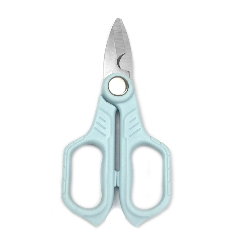 Meimeijia електрически ножици за електротехници, мултифункционални и изолирани, ножици за кабелни канали с назъбени ръбове, дебелина 0,31 см