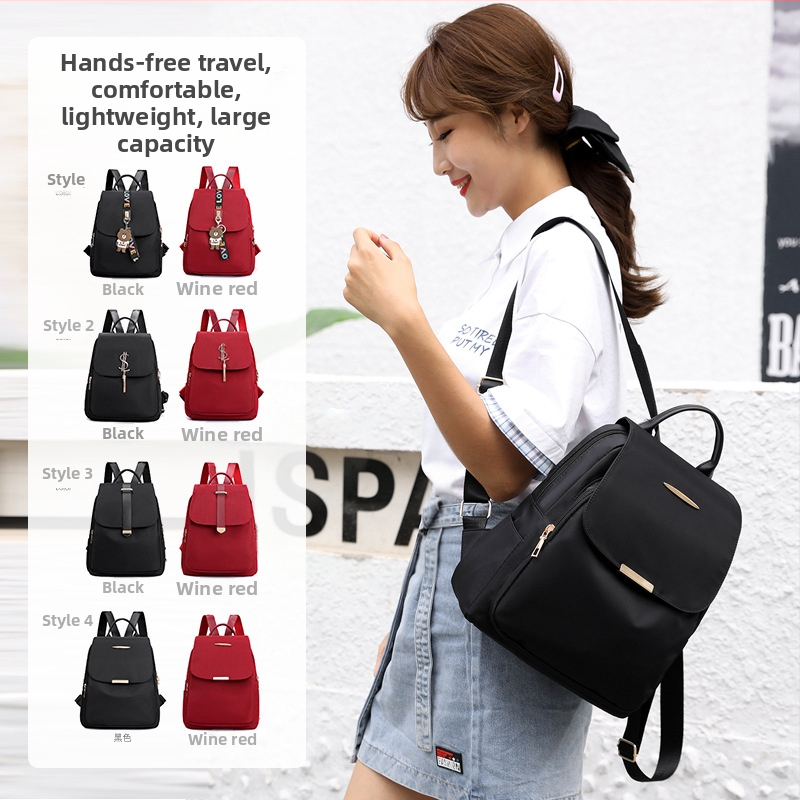 Dámský batoh z Oxford látky, proti krádeži, nepremokavý, s veľkou kapacitou