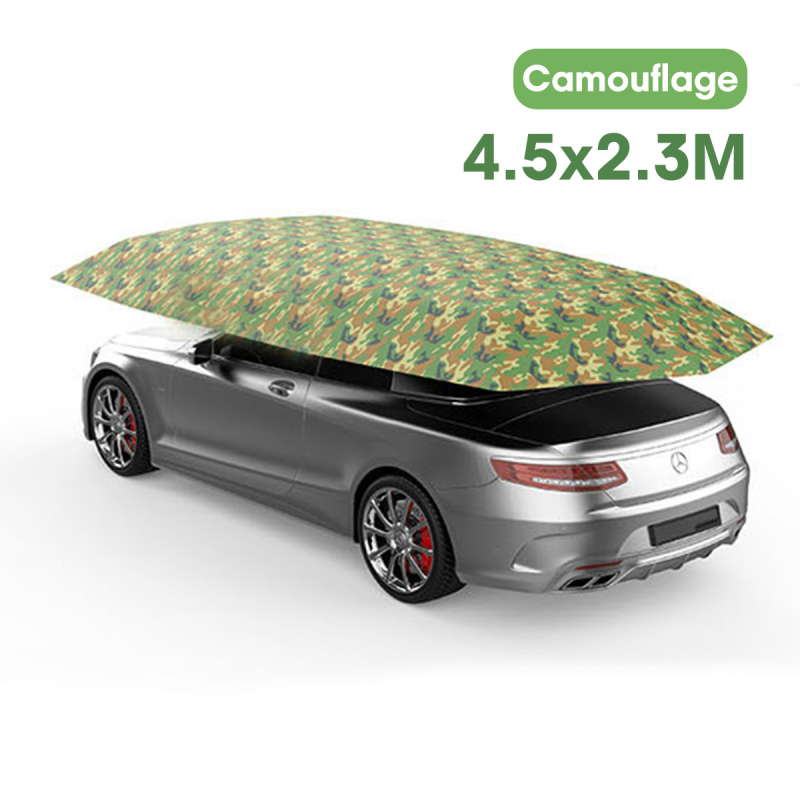 Автомобилен сенник от чадърно платно — водоустойчив, прахозащитен, UV защита, тегло 800 г, универсален за модели