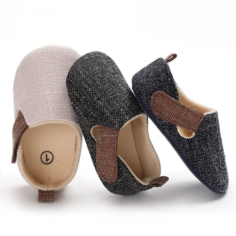 Dječje cipele za 12–36 mjeseci, prozračni platneni gornji dio, protuklizna potplata, Velcro zatvarač