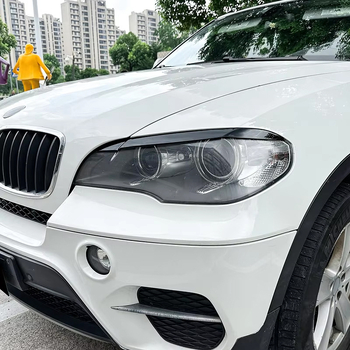 BMW X5 E70 (08-13) žibinto antakių lipdukas – ABS išorinis dekoras, modelis 05289L-YB, prekės ženklas Che Anchi