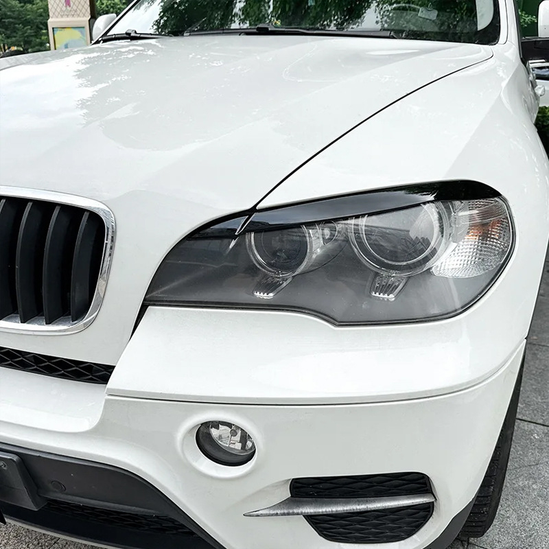 BMW X5 E70 (08-13) žibinto antakių lipdukas – ABS išorinis dekoras, modelis 05289L-YB, prekės ženklas Che Anchi