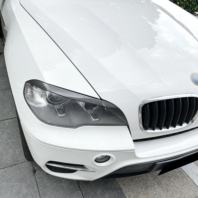 BMW X5 E70 (08-13) žibinto antakių lipdukas – ABS išorinis dekoras, modelis 05289L-YB, prekės ženklas Che Anchi