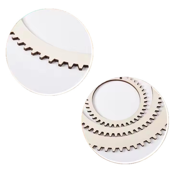 Σετ DIY Ξύλινης Μηχανής Πλεξίματος με Κυκλικούς Γρανάζους - Basswood Ξύλινα Εργαλεία Κεντήματος, Μοντέρνο Στυλ