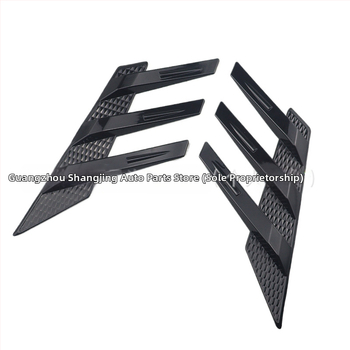 SDJ καθολικός πλευρικός διαχύτης πίσω παρμπρίζ, διακοσμητικά αυτοκόλλητα από ανθρακονήματα