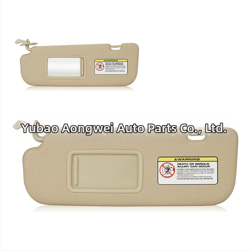 Angway PVC slnečný vizor pre Hyundai Elantra 2011–2015, zabudovaná montáž, jednoduchý štýl