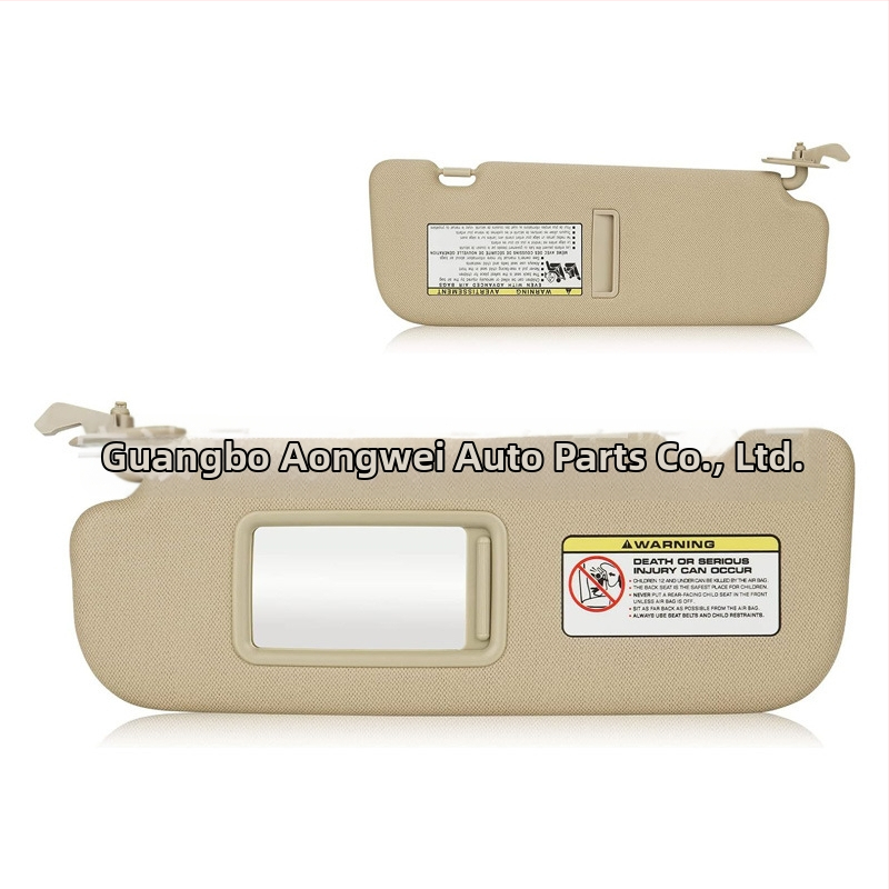 Angway PVC slnečný vizor pre Hyundai Elantra 2011–2015, zabudovaná montáž, jednoduchý štýl