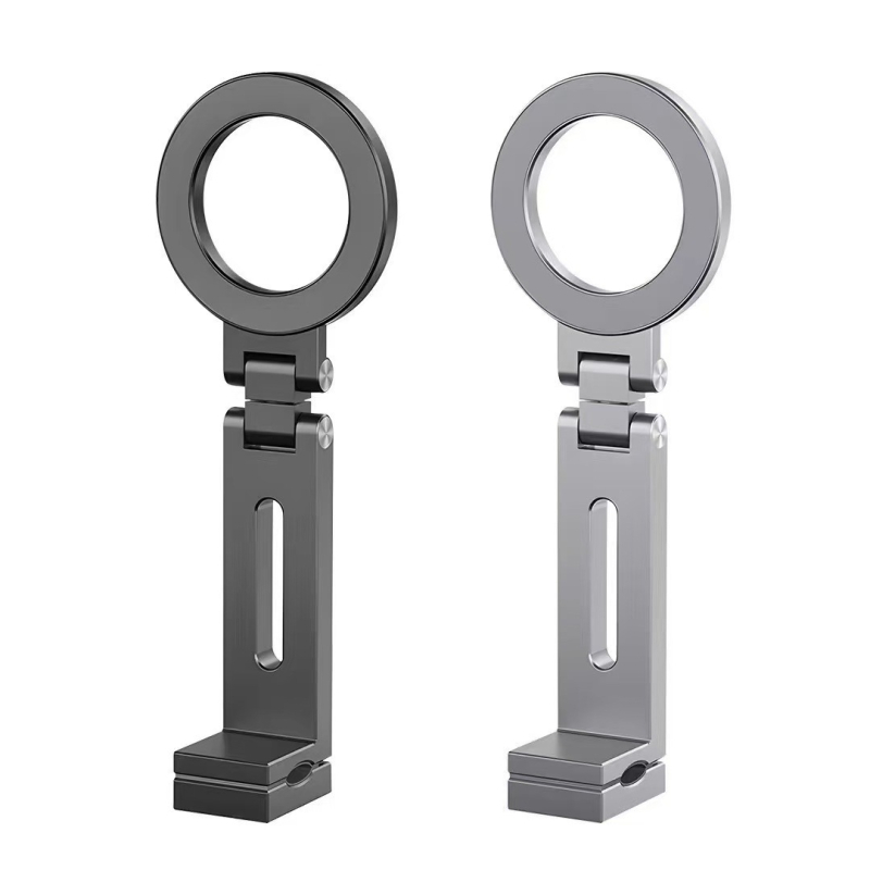 Stolna držač za telefon - aluminijska legura, magnetsko sklopiva, podesiva, prijenosna