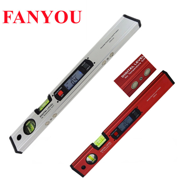 Алуминиева сплав цифров нивелир с магнитно задно осветяване, точност 0,2°, тегло 300 г