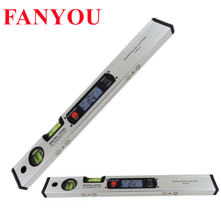 Алуминиева сплав цифров нивелир с магнитно задно осветяване, точност 0,2°, тегло 300 г
