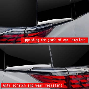 Galinio lango apdailos juostelė Toyota Alphard/Vellfire 40‑serijos, ABS medžiaga, atspari įbrėžimams ir dėvėjimui, modelis 3