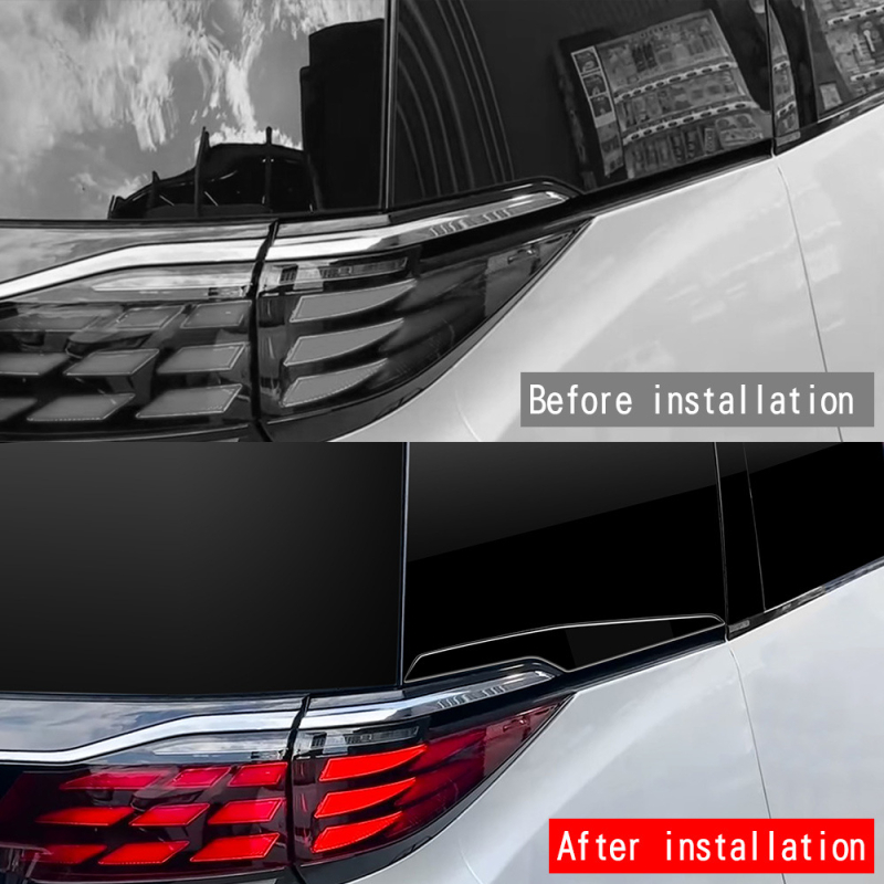 Galinio lango apdailos juostelė Toyota Alphard/Vellfire 40‑serijos, ABS medžiaga, atspari įbrėžimams ir dėvėjimui, modelis 3