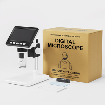Skaitmeninis mikroskopas, 1000x didinimas, modelis 307C, skirtas pramoniniam testavimui ir įrankių priežiūrai