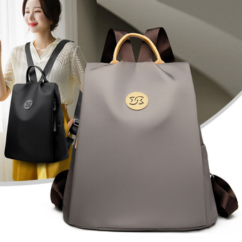 PU materijala ruksak s zaštitom protiv krađe, unutarnji sloj, džep sa zatvaračem