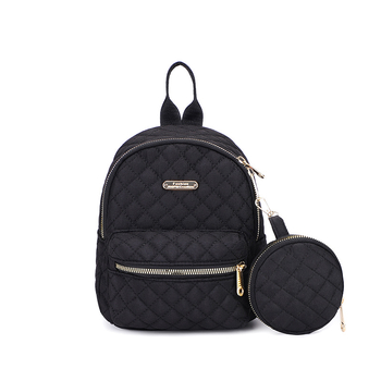 Oxford vászon hátizsák mindennapi használatra – 2024 tavasz, cipzáras zárás, nejlon bélés, belső cipzáras zseb, városi egyszerű stílus