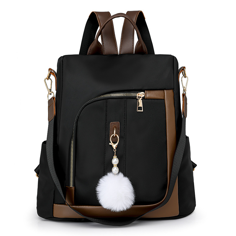 Najlon ruksak s zatvorenim na zip i poliesterom; unutarnji sustav višestrukih džepova (skriveni džep sa zipom, džep za telefon, džep za identifikaciju, unutarnja pregrada sa zipom, džep za kameru); prozračan, zaštita od krađe; ljeto 2024