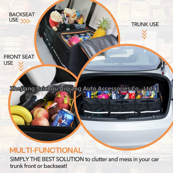 Κουτί αποθήκευσης αυτοκινήτου με μόνωση, αδιάβροχο, πτυσσόμενο, με λαβή και ρόδες