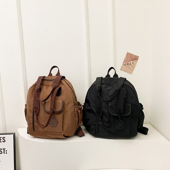 Unisex ruksak za posao i putovanja, PU materijal, zatvarač, vodootporan i otporan na habanje, unutarnja džep za telefon (PU; unisex stil; zatvarač; vodootporan; džep za telefon)