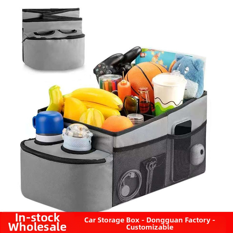 Taška na uloženie do automobilovej sedačky pre stredné sedenie, skladacia, Oxford látka, univerzálna kompatibilita, tlač loga k dispozícii, prispôsobiteľná