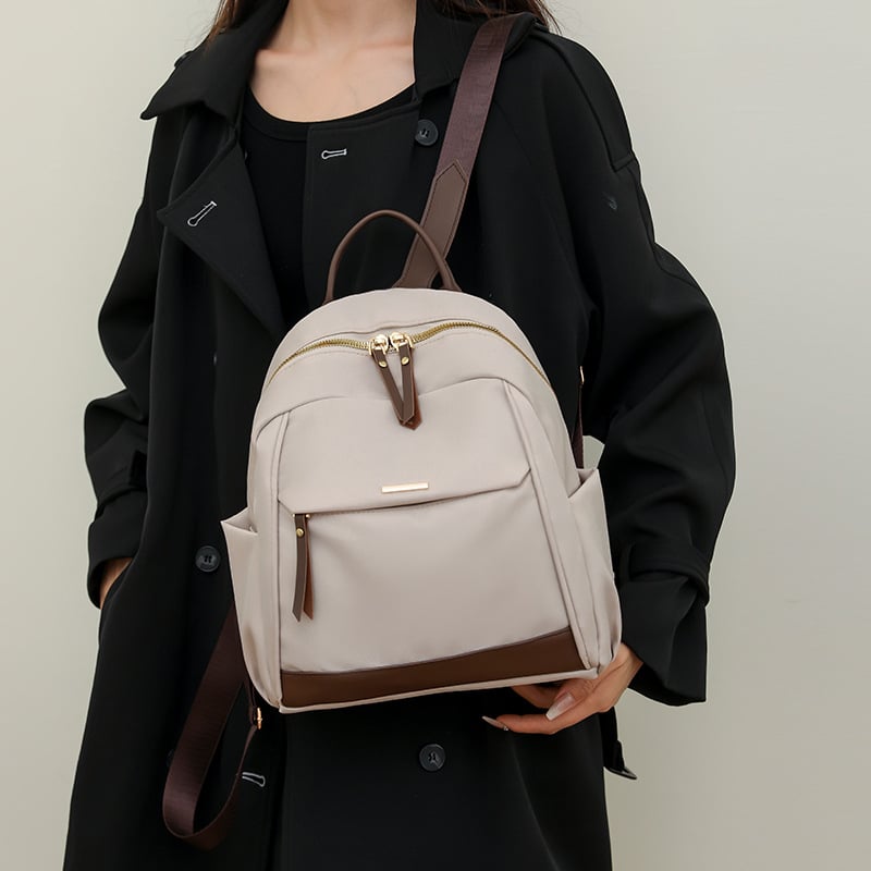 Ženski ranac od najlona, ulični stil, zatvarač, podstava od poliestera, unutarnji džepovi: džep sa zatvaračem, džep za telefon