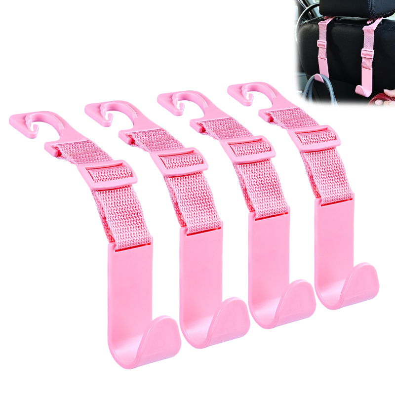 Kuka za naslonsku jastučnicu automobila, višestruki fiksirajući okvir za pohranu u vozilu (PVC materijal; mogućnost prilagodbe; minimalistički stil)