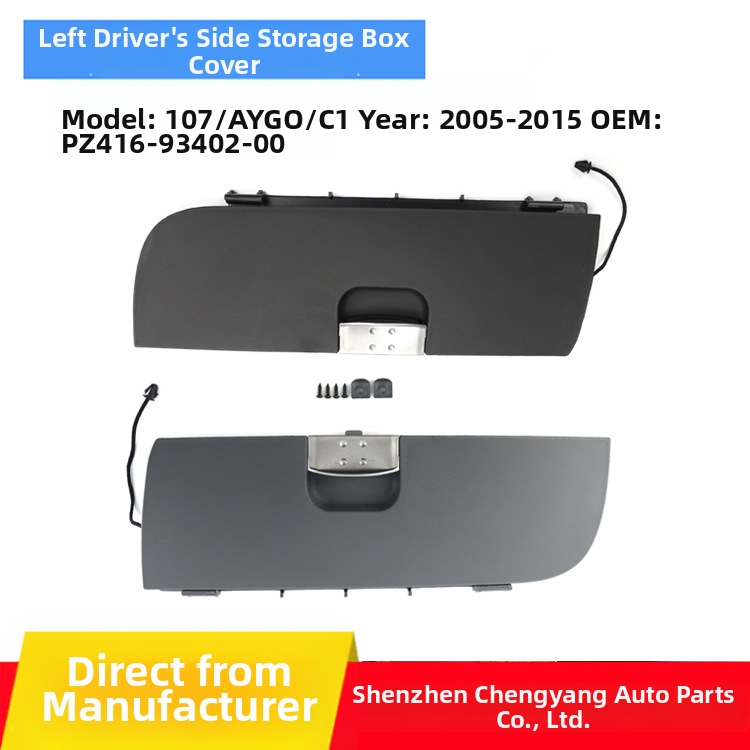 Kryt skrinky na rukavice - pre ľavostranné riadenie, Peugeot 107 (05-15), Toyota Aygo, Citroën C1, model PZ416-93402-00