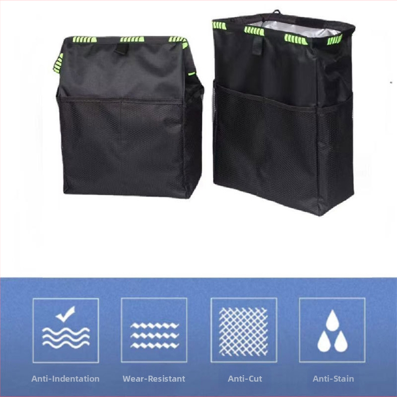 Taška na zadnú sedačku auta – viacúčelový organizér na hračky, Oxford tkanina, EVA; nepremokavá; s držiakom; univerzálna kompatibilita (Materiál: Oxford, EVA; Lokalita: zadná časť sedadla; Funkcie: Nepremokavá, Prispôsobiteľná, S držiakom; Univerzálne; Tla