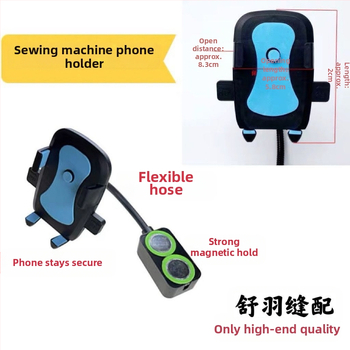 Varrógéphez univerzális mágneses telefontartó — erős szívóerő, 360°-os forgatható, ütésálló