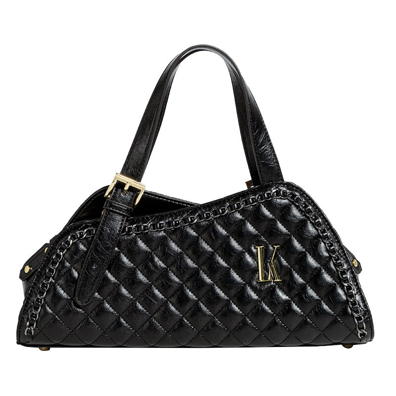 PU torbica tipa sedi, gradski jednostavni stil, zatvarač, vodoravni kvadratni oblik, poliester podstava