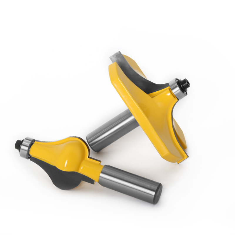 Koka frēžu komplekts, 2 gab., konvekta mala frēze un līniju frēze rokas balsta vietā, 76 mm bumba galva, darba garums 42 mm, šaņas diametrs 12,7 mm